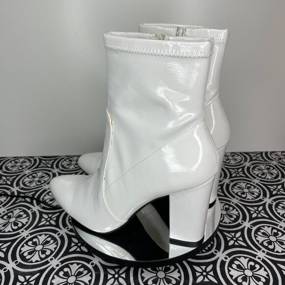 Wild Pair Becci Sock Booties white 8.5m - Picture 4 of 14
